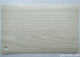 El laminar de madera de la película de la hoja de la membrana del Pvc 3d del grano blanco