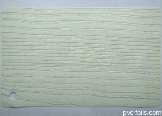 Las puertas de armario de cocina blancas de la hoja de la membrana del PVC 3D profundamente grabaron en relieve