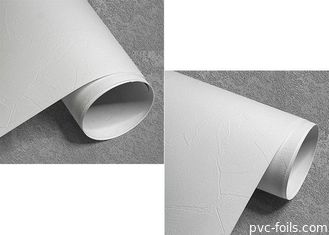 El cemento decorativo de la hoja del PVC del vinilo de la pared texturiza 1260m m 1400m m