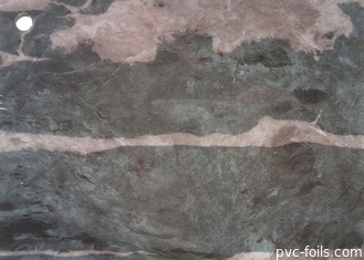 hoja auta-adhesivo de mármol del Pvc de la puerta interior de la película del efecto de 0.12-0.18m m