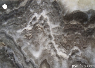 Cubierta decorativa del armario de cocina de la hoja del Pvc de la película de mármol del efecto del vinilo