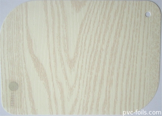 Hoja decorativa de madera de la membrana del vacío de la puerta de los proveedores de la película de los muebles del Pvc