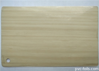 Vacío decorativo de la película de la membrana del PVC que presiona el grano de madera