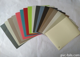 Hoja de los muebles del PVC de Matte Solid Color para la puerta de la membrana del gabinete