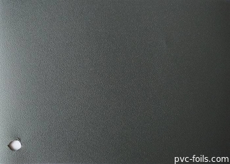 La hoja negra de los muebles del PVC de Matte Finish del color rasguña resistente