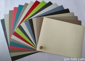 Hoja de la membrana del Pvc de la prensa del vacío para el panel del Mdf de las puertas que hiela color sólido