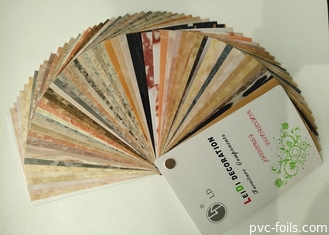 Alta película del PVC del lustre del rasguño ULTRAVIOLETA para el efecto del mármol de la decoración de la encimera