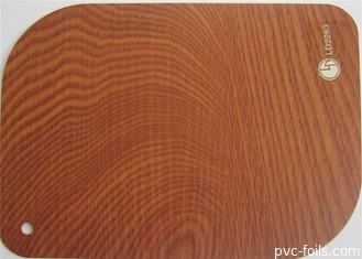 Hoja de madera mate de la membrana del PVC del efecto 3D para la decoración del guardarropa