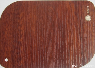 Embalaje de madera de la superficie de los muebles del grano de 4 Mil Pvc Interior Film Vinyl