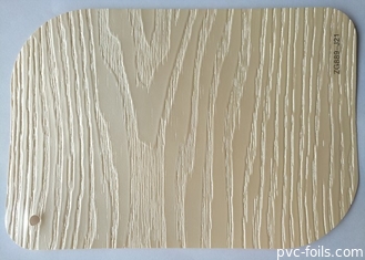 La hoja de la lamina de la puerta del Pvc de la película para la cara de madera de la puerta del MDF grabó en relieve