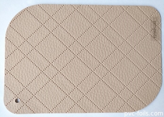 Película decorativa grabada en relieve Rhombus del PVC para MDF ROHS superficial