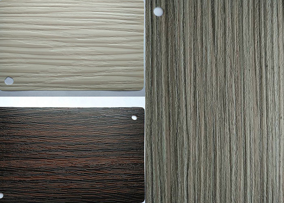 La textura de madera grabó en relieve el abrigo decorativo del vinilo de la puerta de los muebles de la película de la membrana del PVC