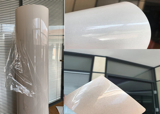 abrigo brillante del vinilo de la sobremesa de la cubierta de los muebles de la hoja decorativa del PVC de 0.10m m alto