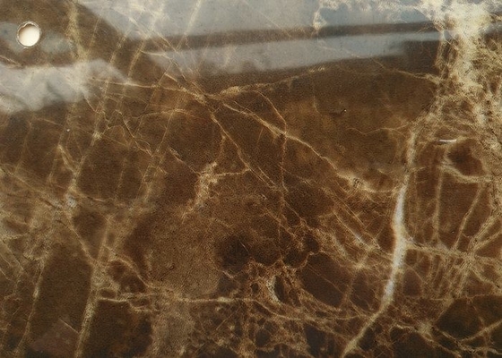Película decorativa del PVC del efecto de mármol para presionar de Membane de la sobremesa