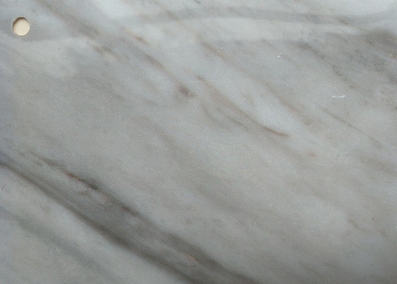 Lámina de PVC blanca de Grey Marble Self Adhesive para la superficie de renovación del gabinete