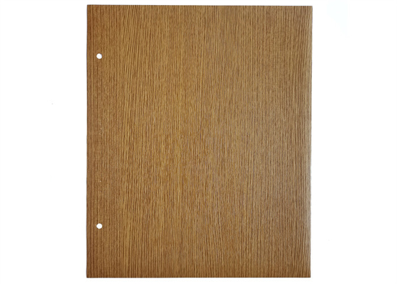 Color de madera del grano del PVC de los muebles de la hoja de la anchura de encargo del rollo 1260m m