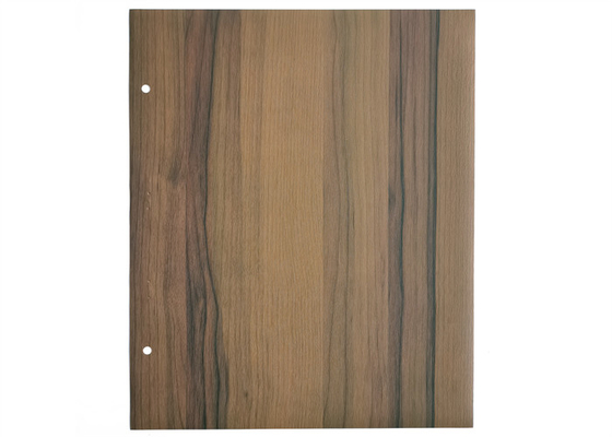Hoja decorativa del PVC del color del Teakwood para la laminación del vinilo de los muebles