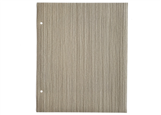 0.10m m cepillaron la película de madera ligera de los muebles del PVC del color para la decoración de la puerta de gabinete
