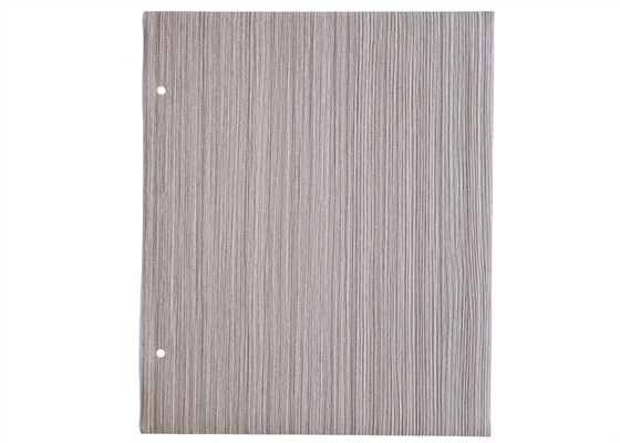 0.10m m cepillaron la película de madera ligera de los muebles del PVC del color para la decoración de la puerta de gabinete