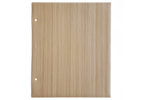 La película decorativa cepillada Formable del PVC de Grey Wood Color para la TV se coloca