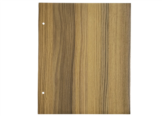 Película de madera del PVC del grano de la laminación para la superficie de la puerta interior decorativa