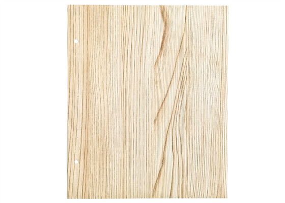 Anchura modificada para requisitos particulares de la hoja 1260m m de los muebles del PVC del color del grano de madera
