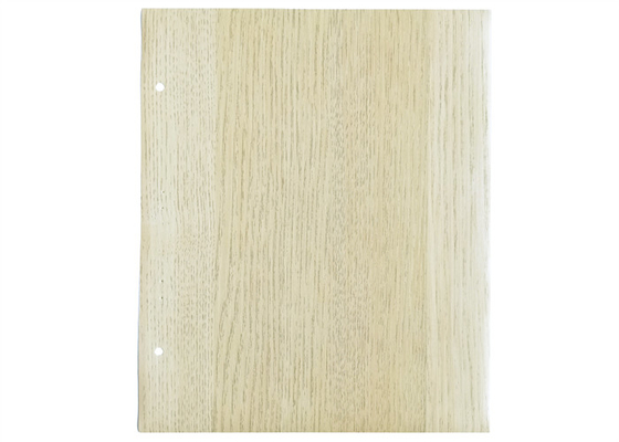 Grueso de madera de encargo de la hoja 0.15m m de los muebles del PVC del color incombustible