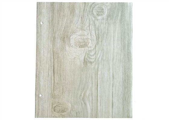 Hoja del grano de madera del PVC de Matte Finish Stretched grueso de 120 micrones