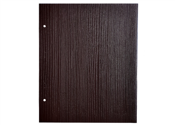Hoja del grano de madera del PVC de Matte Finish Stretched grueso de 120 micrones