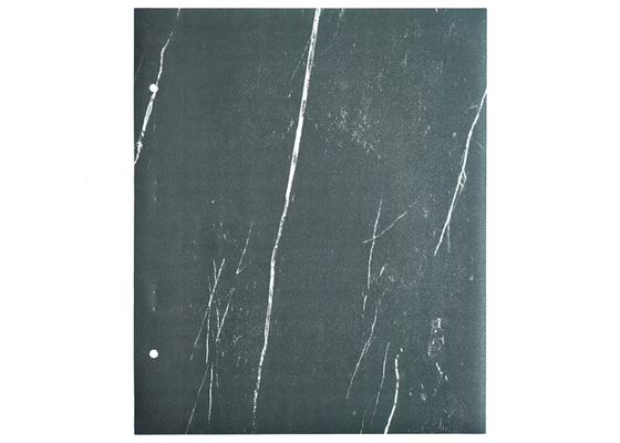 Lámina decorativa de PVC mate con efecto de mármol negro para puertas de membrana de MDF