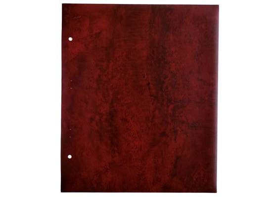 Hoja decorativa modificada para requisitos particulares del PVC del color de Apple Wood para las puertas de la membrana de vacío