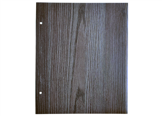 Hoja decorativa modificada para requisitos particulares del PVC del color de Apple Wood para las puertas de la membrana de vacío