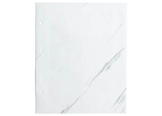 Prenda impermeable decorativa de la resistencia de desgaste de la película del PVC del grano de mármol
