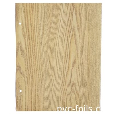 carrete de película decorativo del PVC del modelo de madera de la anchura de 60m m para la laminación del MDF