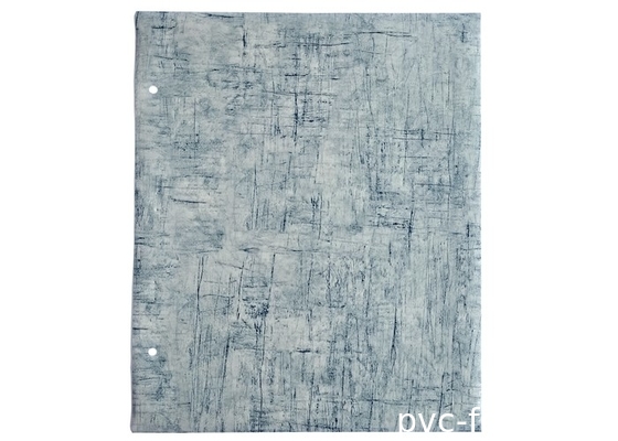 La película decorativa del Pvc del alto lustre para los muebles ignifuga indecolorable