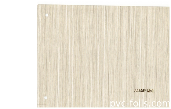 Anchura auta-adhesivo de la película 1220m m del PVC del color de madera ligero