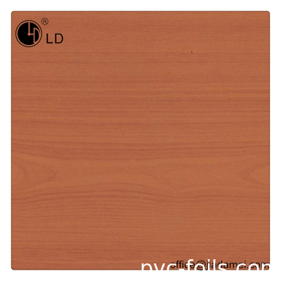 Película decorativa de madera del PVC del color de 0,16 mm para la laminación de puertas de WPC
