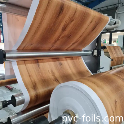 Rollo de papel laminado de muebles de madera para decoración de muebles de interior