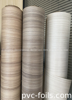 Película decorativa de PVC de color palissandro para puertas de membrana