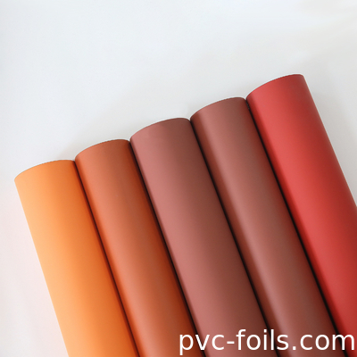 Film decorativo de PVC súper mate de color personalizado con toque suave para puertas de cocina