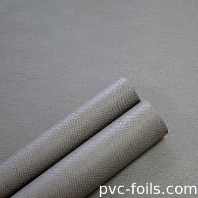 Super Matte Pvc papel decorativo para puertas de membrana de color gris claro