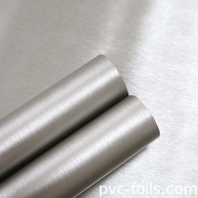 Películas de laminado de PVC de diseño metálico para decoración de muebles de interiores