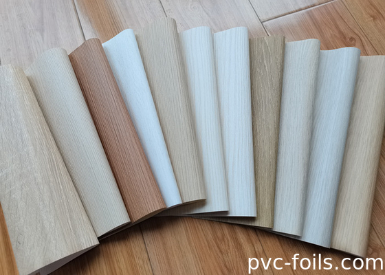 Película de PVC de grano de madera súper mate para decoración de gabinetes y muebles