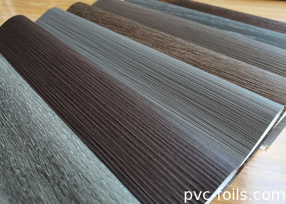 Película de PVC de grano de madera súper mate para decoración de gabinetes y muebles