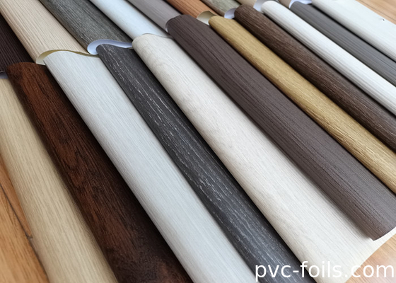 Película decorativa de PVC laminada 2D para armarios y encimeras