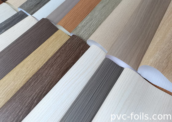 Foshan Madera de grano autoadhesivo PVC pegatinas para muebles para la decoración de la superficie