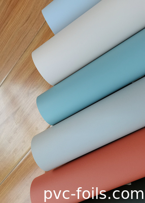 Película decorativa de superficie mate de PVC para muebles que cubre duradero y resistente al agua