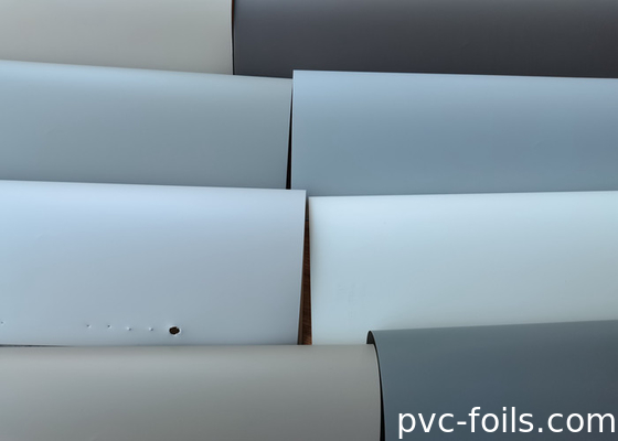Película decorativa de PVC resistente al amarilleo para perfiles de WPC Película de envoltura espesor 0,14 mm