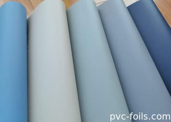 Película decorativa de PVC mate y suave para puertas de membrana y prensa de vacío