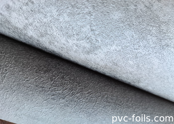 Película de PVC de textura de cemento grabado al vacío para aplicaciones interiores modernas